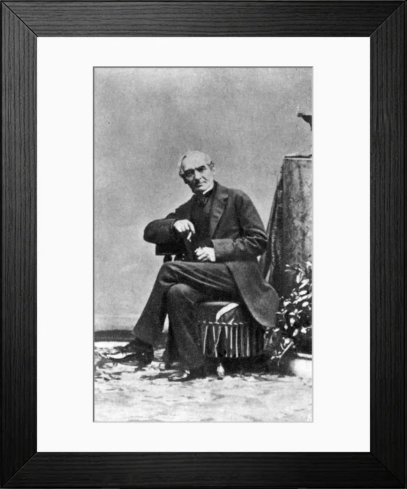 Framed Print : Prosper Merimee (1803-1870) French author who wrote 'Carmen' (1845), about a gypsy girl's tragic romance with a soldier