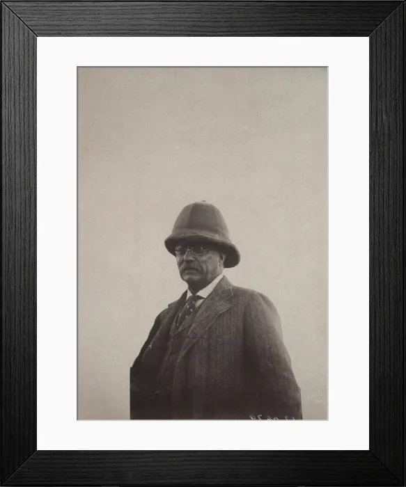 Framed Print : President Theodore Roosevelt (1858-1919), President Theodore Roosevelt in Africa, President of the United States: 1901-1909, photograph 1910