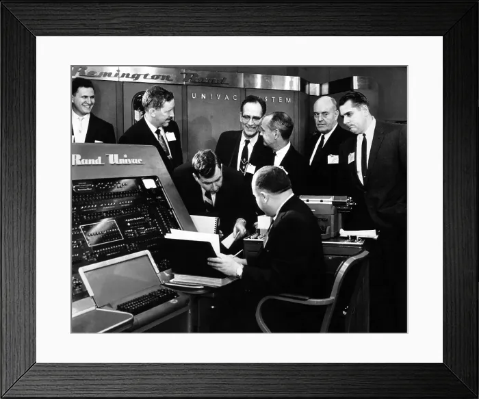 Framed Print : Univac computer, 1960. Courtesy: CSU Archives / Everett Collection Framed Print : Univac computer, 1960. Courtesy: CSU Archives / Everett Collection