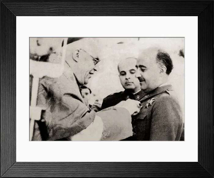 Framed Print : SPAIN. Toledo. Spain (1939). Franco's dictatorship
