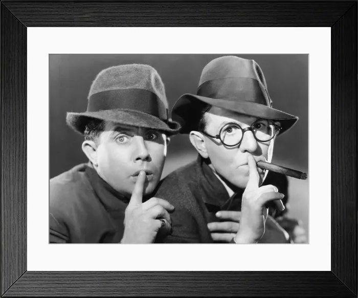 Framed Print : THE NITWITS, Bert Wheeler, Robert Woolsey, 1935
