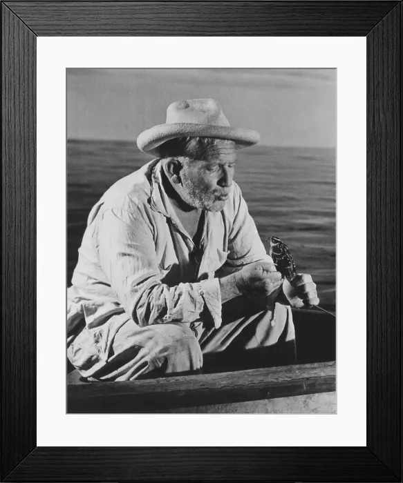 Framed Print : THE OLD MAN AND THE SEA, Spencer Tracy, 1958