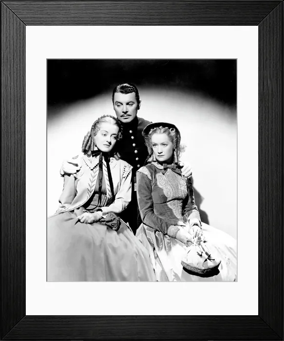 Framed Print : THE OLD MAID, Bette Davis, George Brent, Miriam Hopkins, 1939