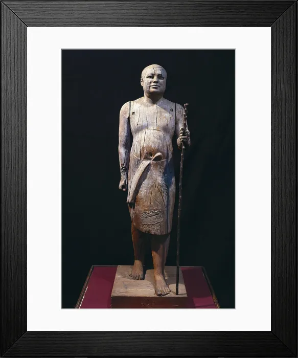 Framed Print : Ka-aper lcalled 'Sheikh El-Beled'. ca. 2465 BC. Work also known as 'The Headman of the Village', though his real activity was priest assistant. Sycamore wood Framed Print : Ka-aper lcalled 'Sheikh El-Beled'. ca. 2465 BC. Work also known as 'The Headman of the Village', though his real activity was priest assistant. Sycamore wood