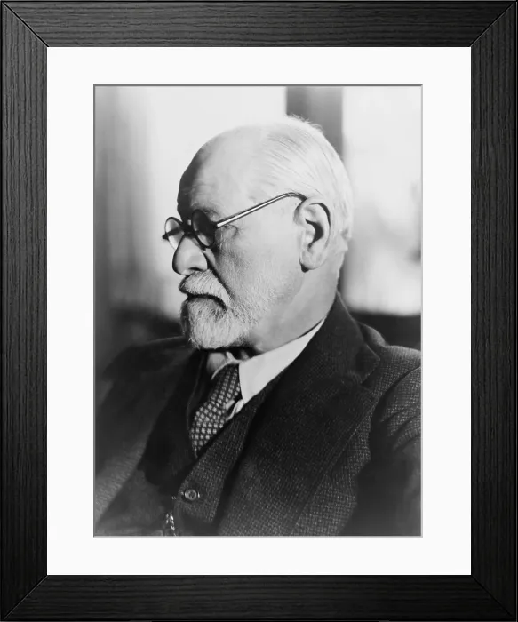 Framed Print : Sigmund Freud (1856-1939), in the 1930's