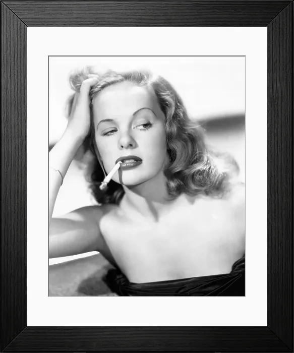 Framed Print : GUN CRAZY, (aka DEADLY IS THE FEMALE), Peggy Cummins, 1950
