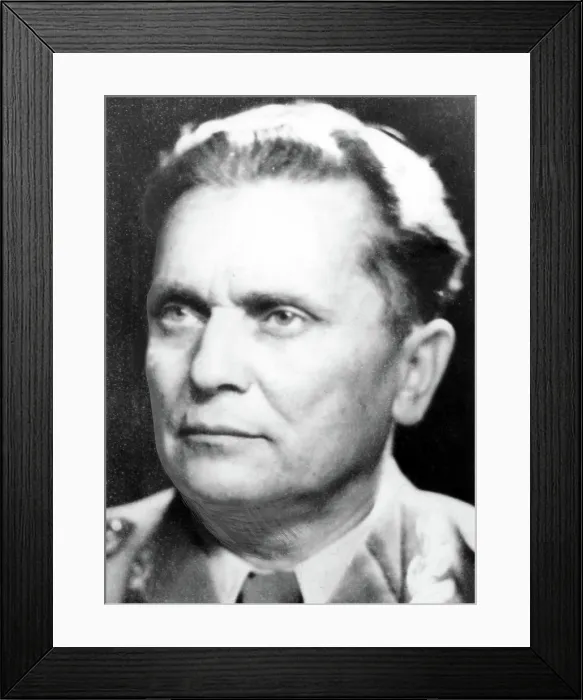 Framed Print : MARSHAL JOSIP BROZ TITO of Yugoslavia in the early 1950's.. Courtesy: CSU Archives / Everett Collection Framed Print : MARSHAL JOSIP BROZ TITO of Yugoslavia in the early 1950's.. Courtesy: CSU Archives / Everett Collection