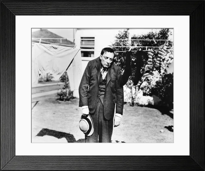 Framed Print : NOTHING BUT PLEASURE, Buster Keaton, 1940 Framed Print : NOTHING BUT PLEASURE, Buster Keaton, 1940
