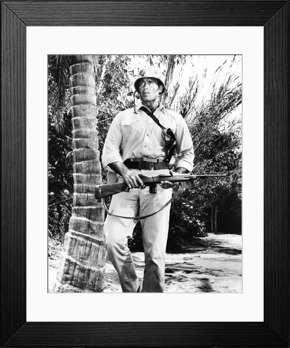 Framed Print : NONE BUT THE BRAVE, Clint Walker, 1965