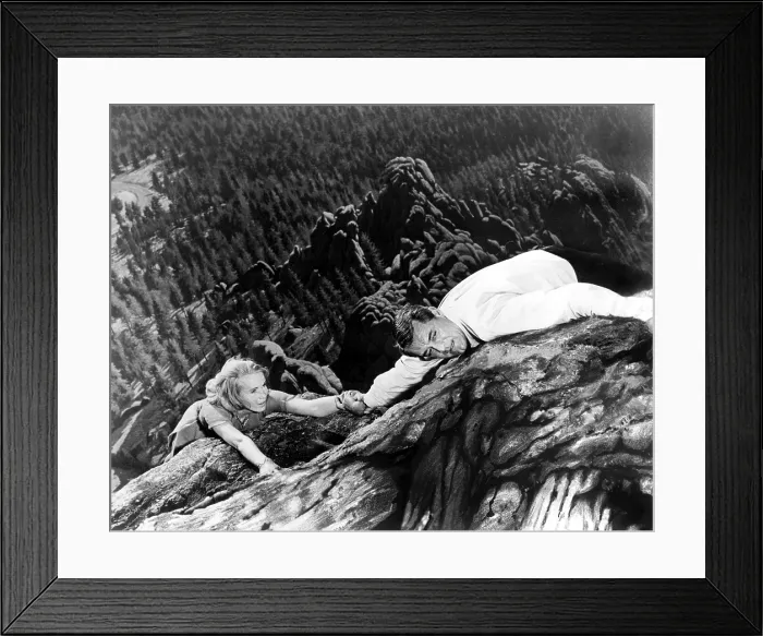 Framed Print : NORTH BY NORTHWEST, Cary Grant, Eva Marie Saint, 1959