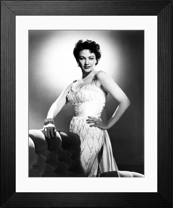 Framed Print : FLAME OF THE ISLANDS, Yvonne De Carlo, 1956 Framed Print : FLAME OF THE ISLANDS, Yvonne De Carlo, 1956
