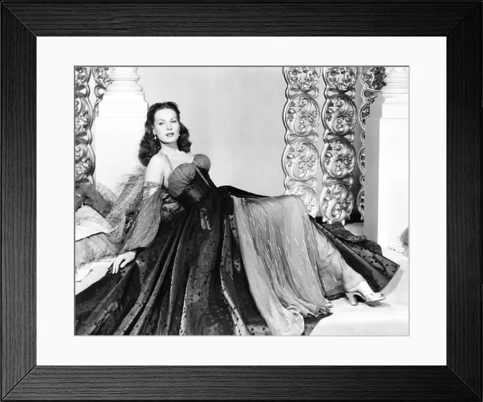 Framed Print : FLAME OF ARABY, Maureen O'Hara, 1951