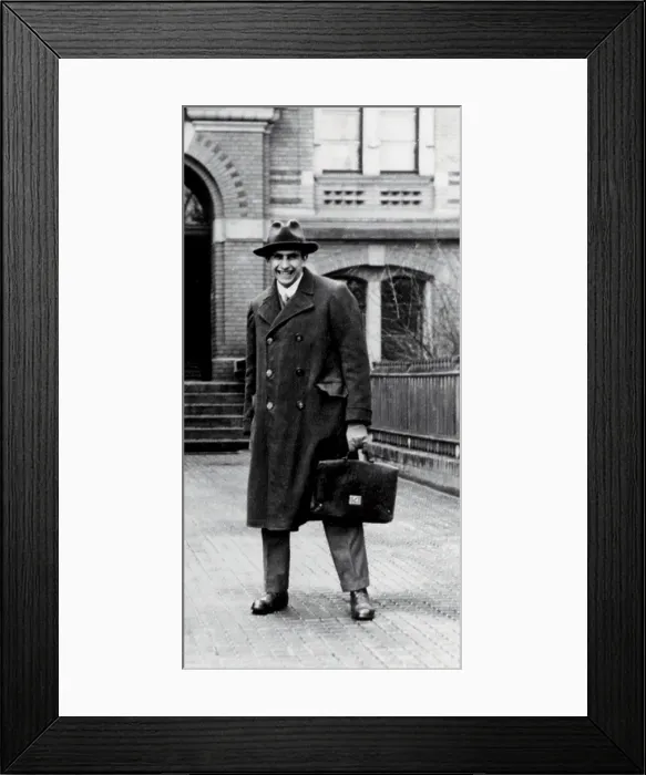 Framed Print : Edward Teller (1908-2003), as a research associate at the University of Goettingen, Germany, ca. 1932. Teller, a Jew, emigrated to the United States in 1935