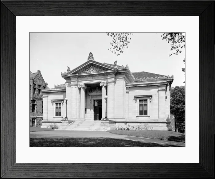 Framed Print : John Carter Brown Library, Brown University, Providence, R.I. ca. 1906
