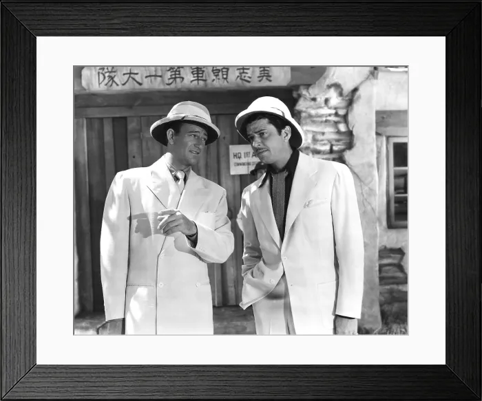 Framed Print : FLYING TIGERS, from left, John Wayne, John Carroll, 1942 Framed Print : FLYING TIGERS, from left, John Wayne, John Carroll, 1942