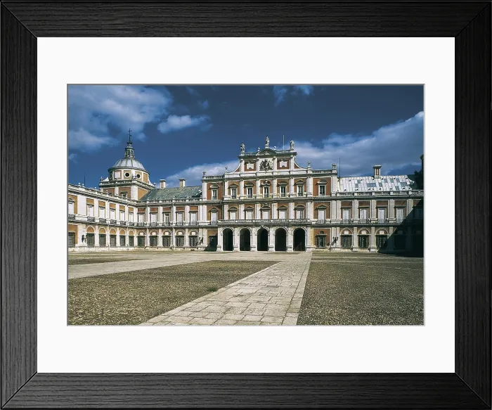Framed Print : SABATINI, Francesco (1722-1797); TOLEDO, Juan Bautista de (1507-1567). Royal Palace of Aranjuez. 1564-1778. SPAIN. MADRID (AUTONOMOUS COMMUNITY). Aranjuez