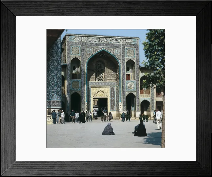 Framed Print : IRAN. FARS. Shiraz. Mausoleum of Boghe-ye Shah-e Cheraghh, building of 13th c. Persian art. AISA / Everett Collection**US SALES ONLY** Framed Print : IRAN. FARS. Shiraz. Mausoleum of Boghe-ye Shah-e Cheraghh, building of 13th c. Persian art. AISA / Everett Collection**US SALES ONLY**