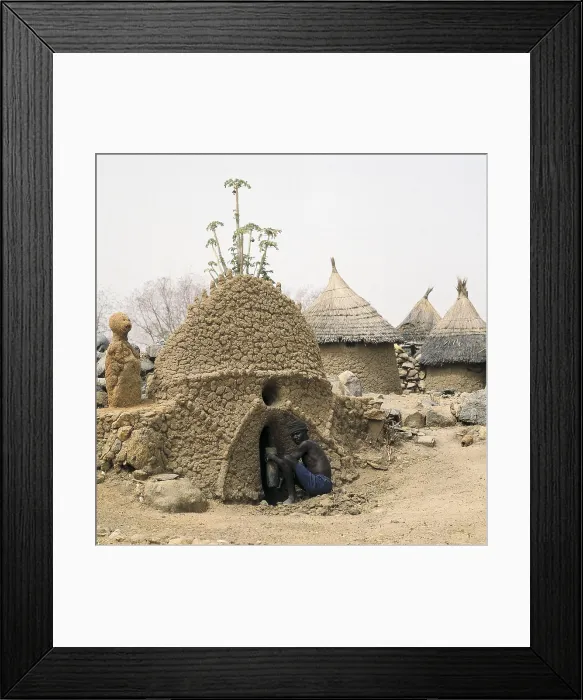 Framed Print : CAMEROON. NORTH PROVINCE. Matakam furnace for iron works. AISA / Everett Collection**US SALES ONLY** Framed Print : CAMEROON. NORTH PROVINCE. Matakam furnace for iron works. AISA / Everett Collection**US SALES ONLY**