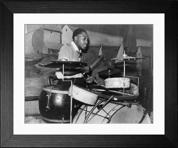 Framed Print : African American drummer in orchestra in Memphis juke joint, Tennessee, photograph by Marion Post Wolcott, October, 1939 Framed Print : African American drummer in orchestra in Memphis juke joint, Tennessee, photograph by Marion Post Wolcott, October, 1939