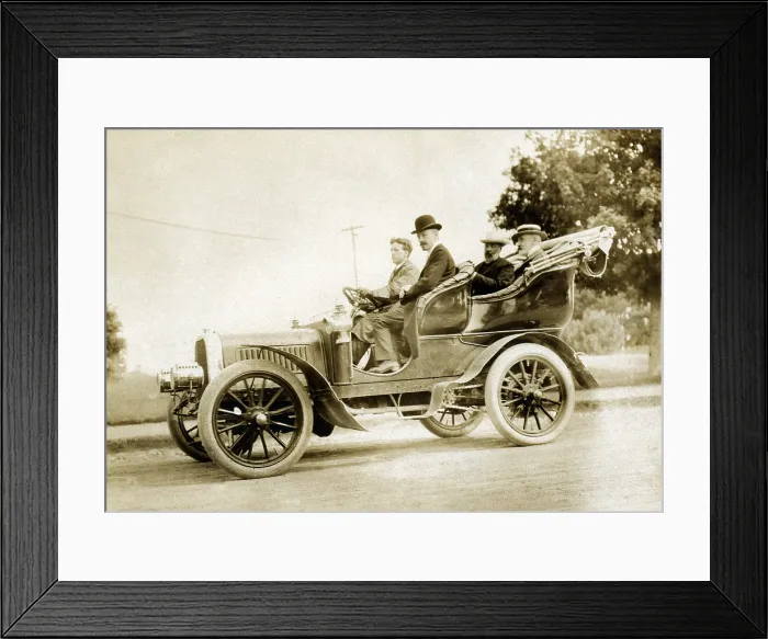Framed Print : Cars. Russian delegates to the peace conference at the end of the Russo-Japanese War in a an automobile, Portsmouth, N.H. Photo by Nathan Lazanick, 1905 Framed Print : Cars. Russian delegates to the peace conference at the end of the Russo-Japanese War in a an automobile, Portsmouth, N.H. Photo by Nathan Lazanick, 1905