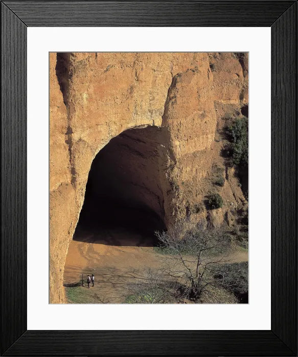 Framed Print : SPAIN. CASTILE AND LEON. LEON. Las Medulas. Gold mines. Drain. - J. Bedmar / Iberfoto / Everett Collection (198524)**US SALES ONLY**