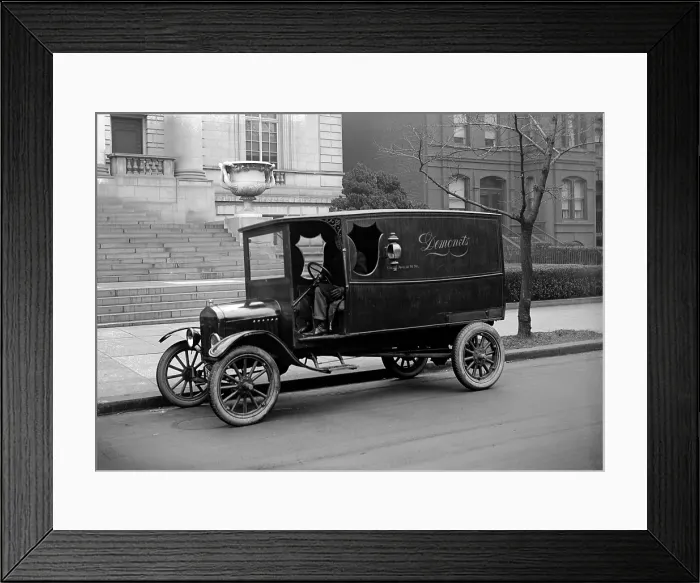 Framed Print : Trucks. Dermonet's Ford delivery truck, Washington, DC, 1925