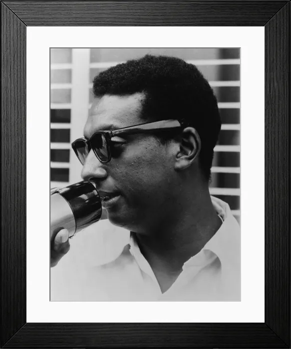 Framed Print : Stokely Carmichael (1941-1998), addressing rally in Philadelphia in 1966