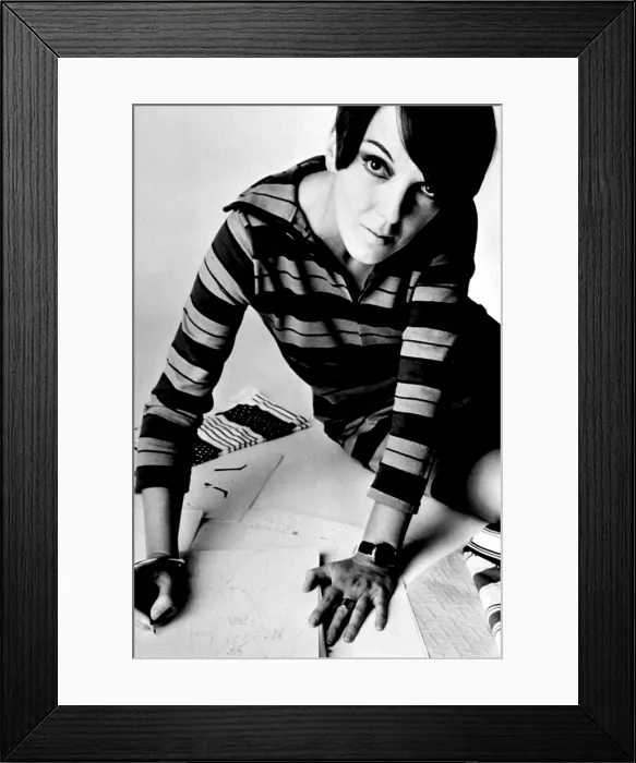 Framed Print : Mary Quant, 1967 Framed Print : Mary Quant, 1967