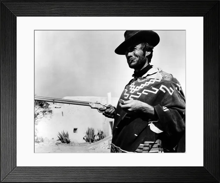 Framed Print : FOR A FEW DOLLARS MORE, Clint Eastwood, 1965