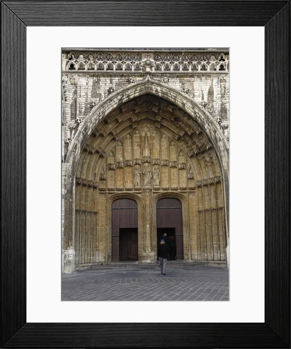 Framed Print : Saint Bavo Cathedral. BELGIUM. Ghent. Front. Gothic art. Architecture. Rafa Prez / AISA / Everett Collection (182808)**US SALES ONLY**