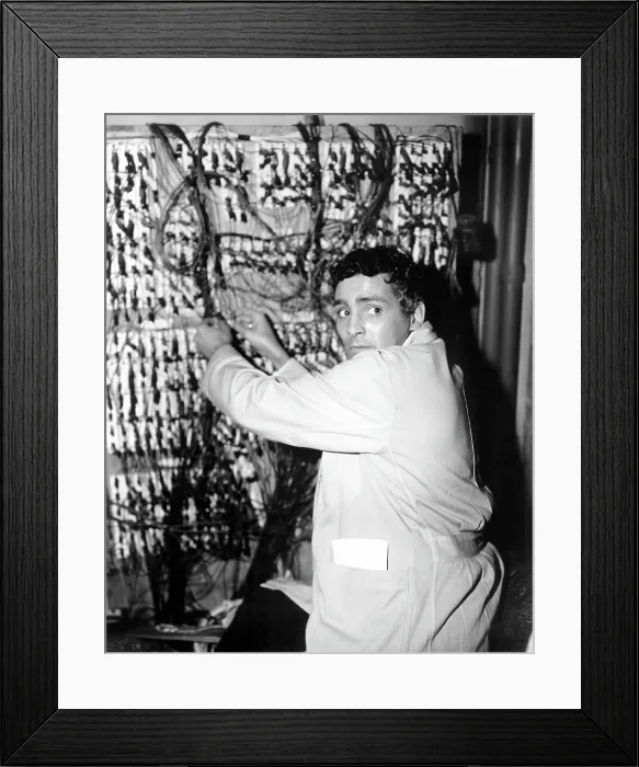 Framed Print : THE FLY, David Hedison, 1958. TM and Copyright (c) 20th Century Fox Film Corp. All rights reserved. Courtesy: Everett Collection Framed Print : THE FLY, David Hedison, 1958. TM and Copyright (c) 20th Century Fox Film Corp. All rights reserved. Courtesy: Everett Collection