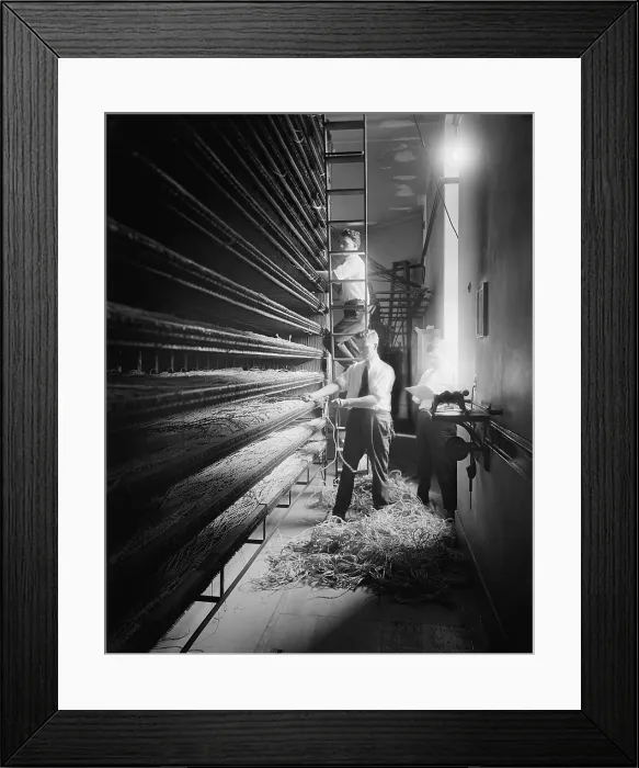 Framed Print : Chesapeake and Potomac Telephone Company wiring installed on tiers of shelving in Washington, D.C. area, ca. 1925 Framed Print : Chesapeake and Potomac Telephone Company wiring installed on tiers of shelving in Washington, D.C. area, ca. 1925