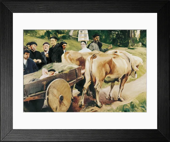 Framed Print : SOROLLAJoaqun (1863-1923). Tipos de Guipzcoa. Tipos vascos. 1912. Costumbrism. ; Impressionism. Oil on canvas. AISA / Everett Collection (40017)**US SALES ONLY**