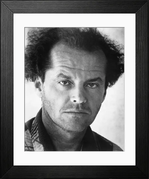 Framed Print : ONE FLEW OVER THE CUCKOO'S NEST, Jack Nicholson, 1975