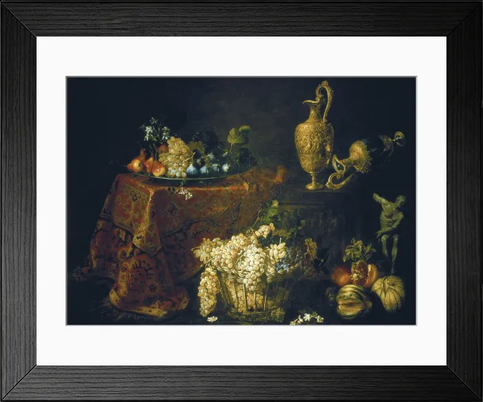 Framed Print : BOELPeter (1622-1674). Still Life. 17th c. Flemish art. Oil on canvas. SPAIN. Madrid. St. Fernando Royal Academy Museum. AISA / Everett Collection (40282)**US SALES ONLY**