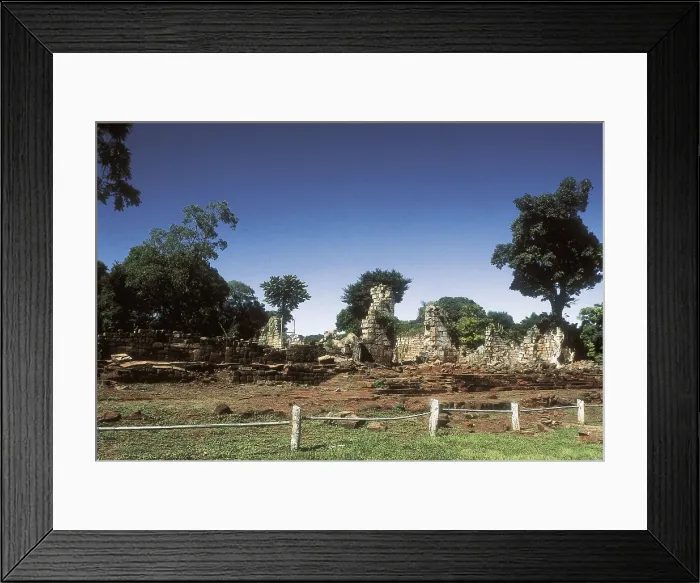 Framed Print : ARGENTINA. MISIONES. Santa Ana. Remaind of the temple in the Jesuit Mission of Santa Ana. AISA / Everett Collection (49767)**US SALES ONLY**