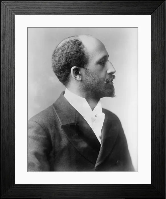 Framed Print : W.E.B. Dubois (1868-1963) founder of the NAACP and most important African American intellectual of the early 20th century. Ca. 1915