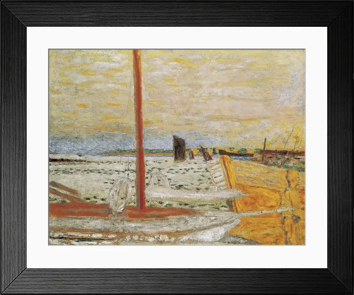 Framed Print : BONNARDPierre (1867-1947). The Yellow Boat. Symbolism. Les Nabis. Oil on canvas. AISA / Everett Collection - Image has fine art copyright