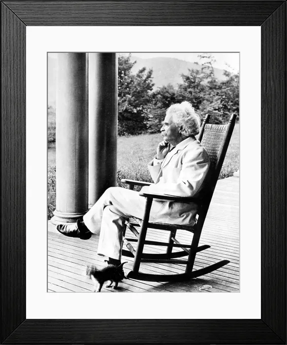 Framed Print : Mark Twain. Courtesy: CSU Archives  /  Everett Collection