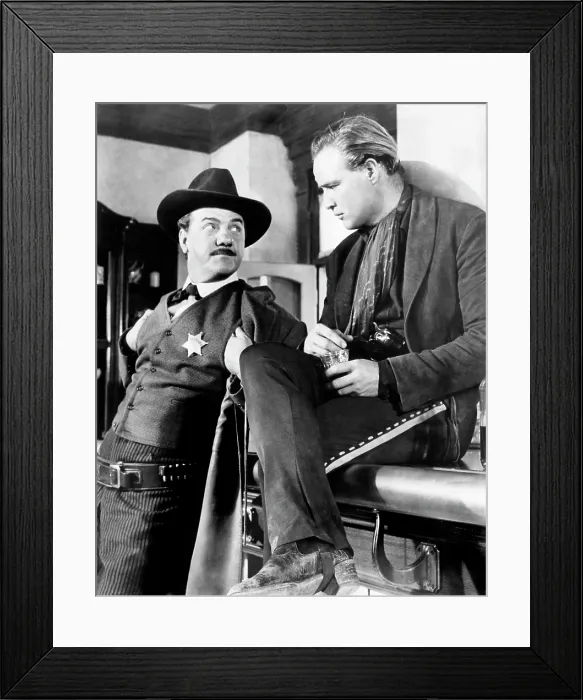 Framed Print : ONE-EYED JACKS, Karl Malden, Marlon Brando, 1961