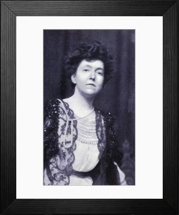 Framed Print : Elsie de Wolfe (1865-1950), actress and interior designer whose modern approach reacted against 19th century Victorian interiors. 1901 gravure Framed Print : Elsie de Wolfe (1865-1950), actress and interior designer whose modern approach reacted against 19th century Victorian interiors. 1901 gravure