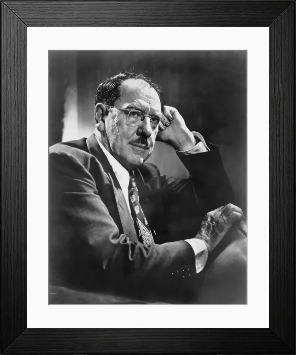 Framed Print : Maxwell Anderson (1888-1959) American dramatist, had several of his plays made into films, including, WINTERSET (1936), SATURDAY'S CHILDREN (1940), WHAT PRICE GLORY