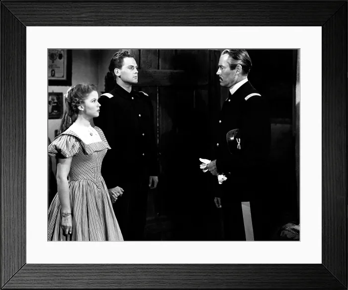 Framed Print : FORT APACHE, Shirley Temple, John Agar, Henry Fonda, 1948 Framed Print : FORT APACHE, Shirley Temple, John Agar, Henry Fonda, 1948