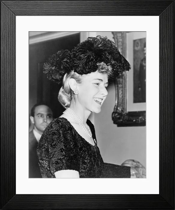 Framed Print : Clare Boothe Luce (1903-1987) in 1939, the year of the anti-Nazi play, MARGIN FOR ERROR