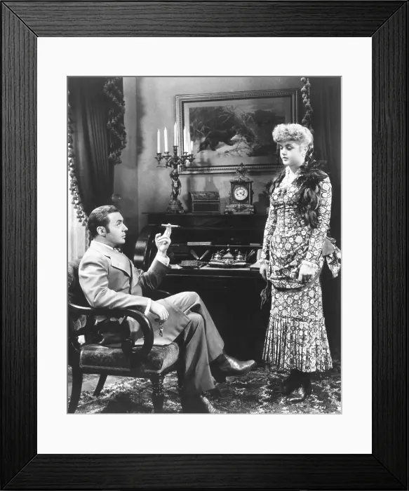 Framed Print : GASLIGHT, from left: Charles Boyer, Angela Lansbury, 1944