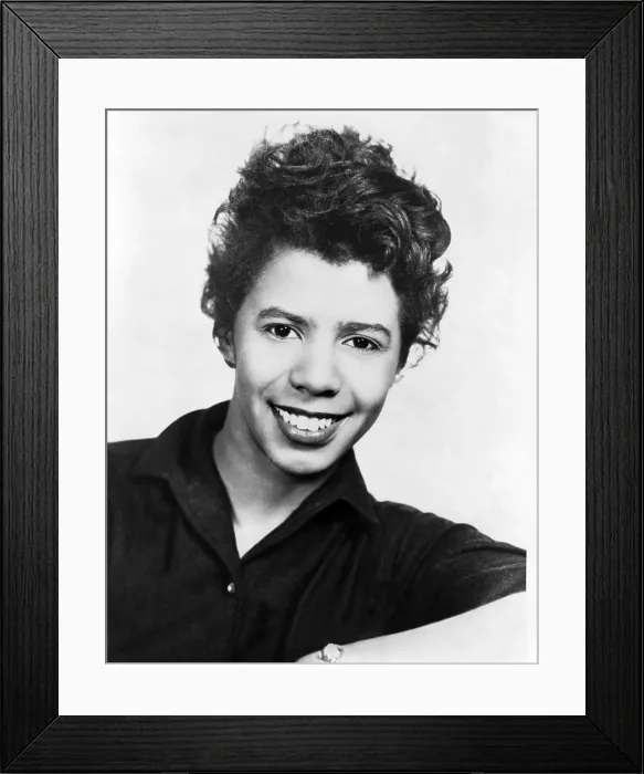 Framed Print : Lorraine Hansberry (1930-1965) African American playwright wrote A Raisin in the Sun, (1959), which was made into a film in 1961 and 2008. 1959 portrait