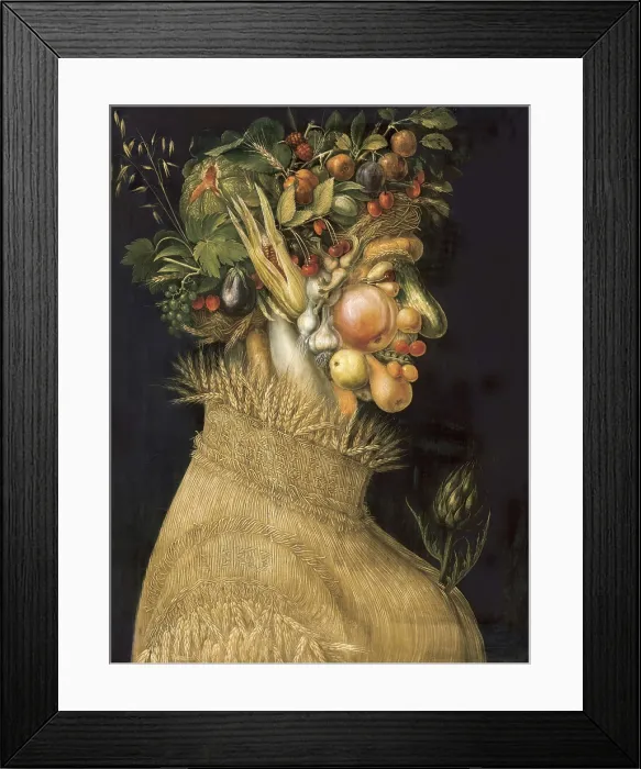 Framed Print : ARCIMBOLDO, Giuseppe (1527-1593). Summer. 1563. Painted for Ferdinand I. Renaissance art. Cinquecento. Oil on wood. AUSTRIA. Vienna