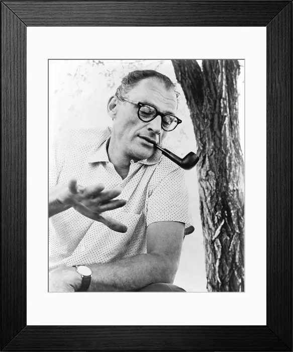 Framed Print : Arthur Miller (1915-2005) American playwright in 1961, the year of his divorce from Marilyn Monroe Framed Print : Arthur Miller (1915-2005) American playwright in 1961, the year of his divorce from Marilyn Monroe