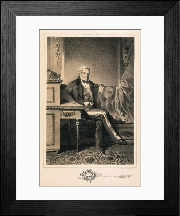 Framed Print : EGUIA Y SAEZ DE BURUAGA, Nazario (1777-1865). Spain. Carlist Wars. Nazario Egua. Engraving. SPAIN. Madrid. National Library. AISA / Everett Collection**US SALES ONLY**