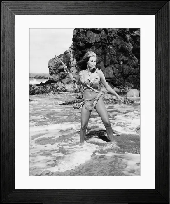 Framed Print : ONE MILLION YEARS, B.C. Raquel Welch, 1966